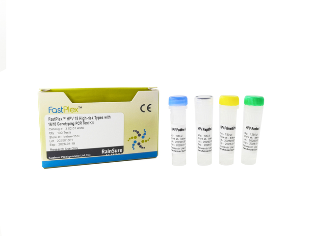 FastPlex ™ HPV 18 types à haut risque avec kit de test de PCR 16/18