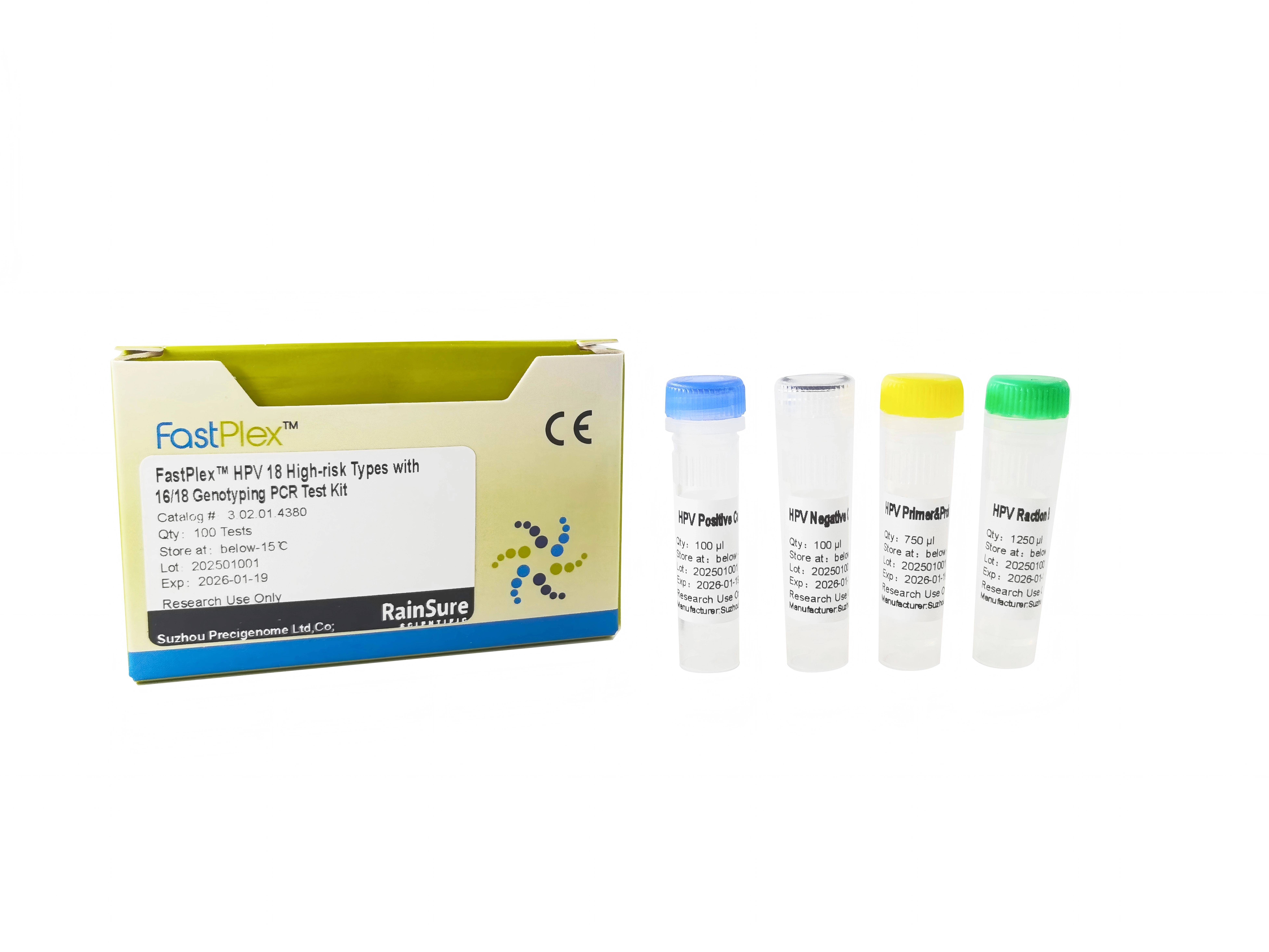 Précis, efficace et complet - le kit de PCR scientifique Fastplex HPV scientifique de Néllaire est ici