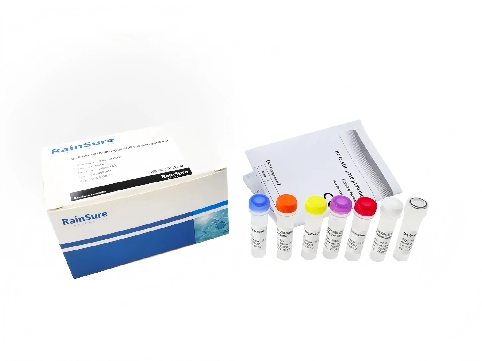 Rainsure Scientific Human BCR-ABL (P210) Kit de détection de gènes de fusion: l'étalon-or en PCR numérique pour CML
